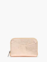 Coin Purse Leather Etincelle Irise Etrier Pink etincelle irisee EETI900