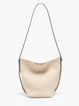 Shoulder Bag Backpack S Cavalier Leather Etrier Beige cavalier ECLR126S