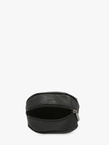 Leather Coin Purse Madras Etrier Black madras EMAD043-vue-porte