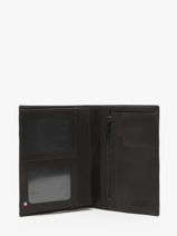 Leather Wallet Oil Etrier Black oil EOIL442-vue-porte