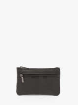 Porte-monnaie Oil Cuir Etrier Noir oil EOIL612