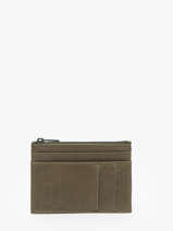 Porte-cartes Oil Cuir Etrier Vert oil EOIL5004