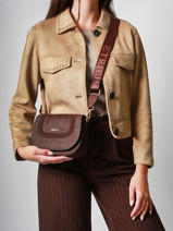 Sac Bandouli�re S Lasso Cuir Etrier Marron lasso ELAS152S-vue-porte