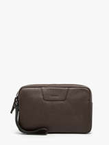 Pochette Homme Flandres Cuir Etrier Marron flandres EFLA733S