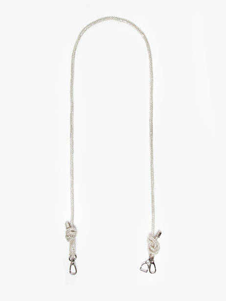 Strass Shoulder Strap Etrier Silver accessoires EACC413L other view 1