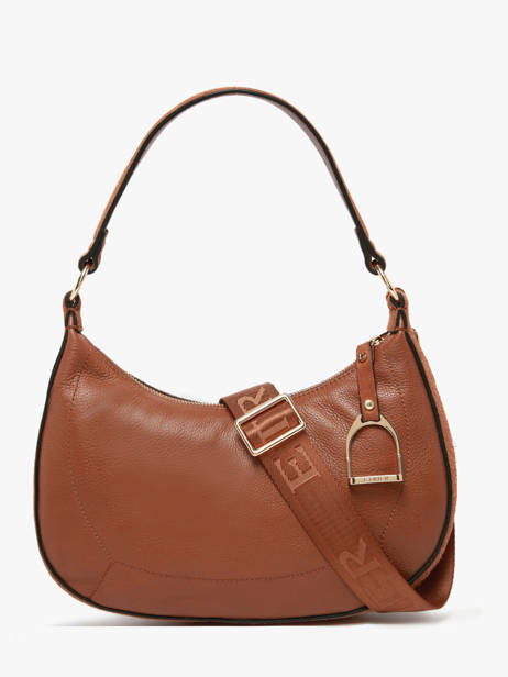 Shoulder Bag Altesse Suede Leather Etrier Brown altesse suede EASU017M other view 4