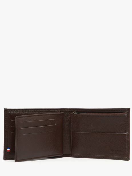 Leather Wallet Madras Etrier Brown madras EMAD438 other view 1